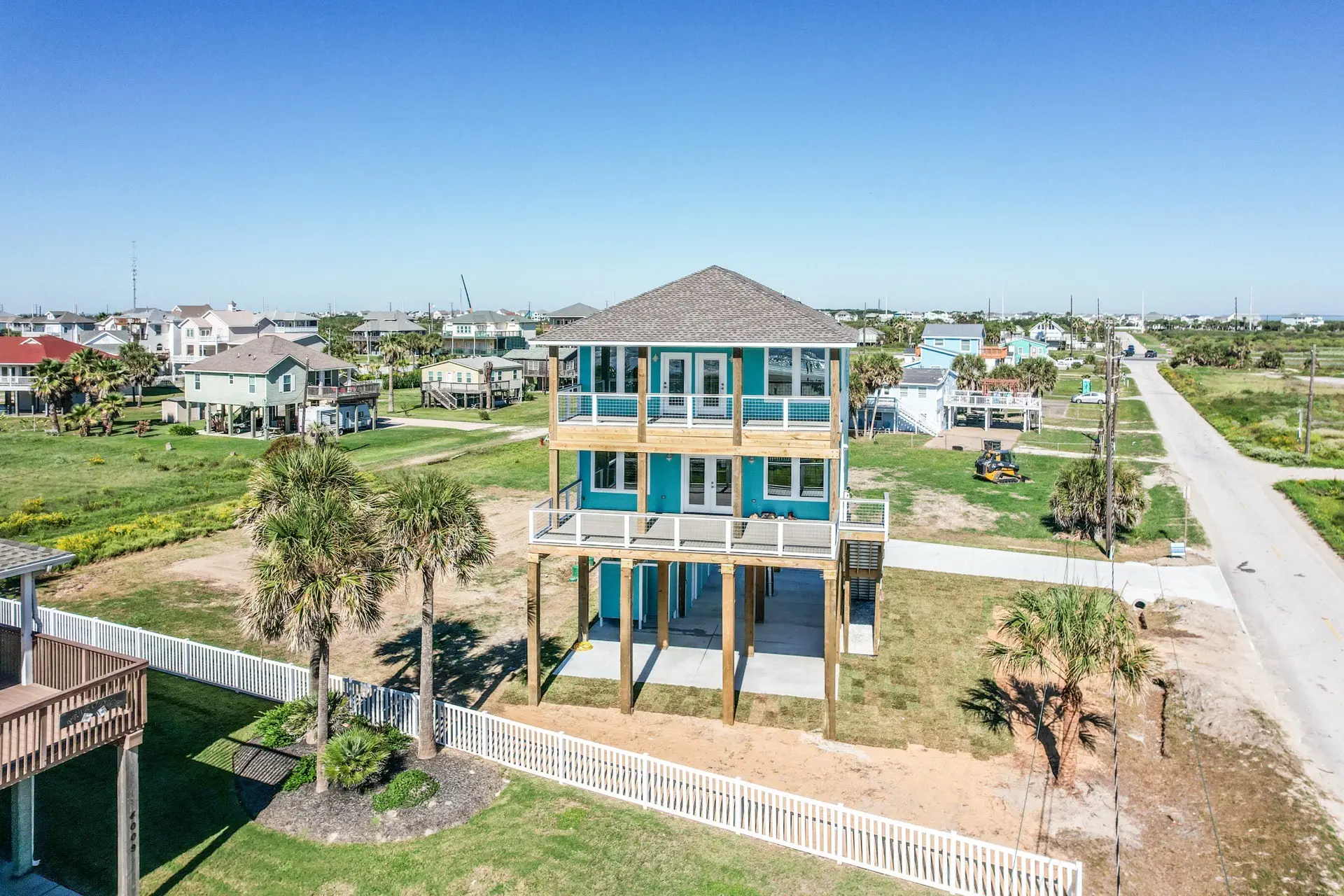 Galveston Island aerial