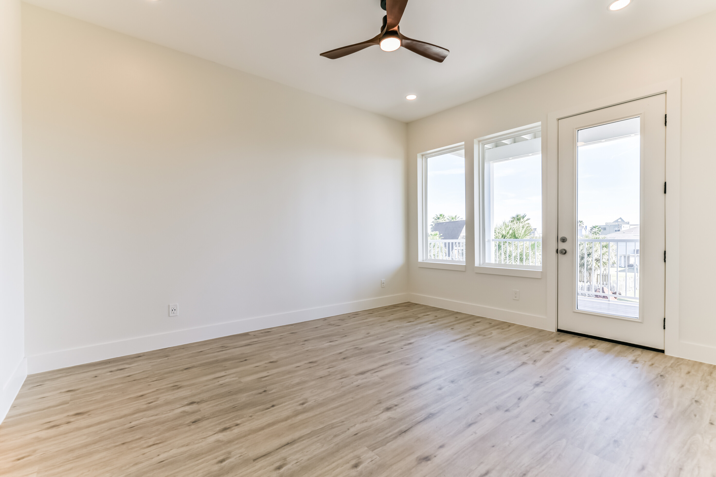 Bedroom with balcony